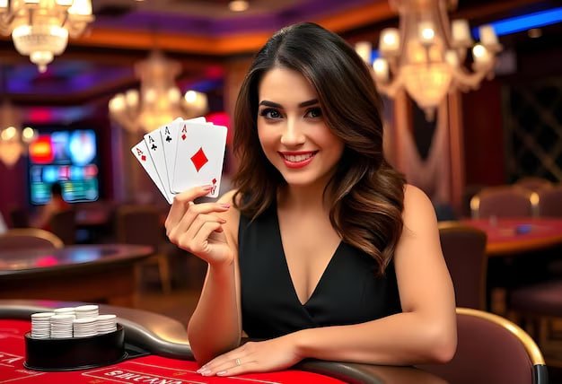 မြန်မာ smartphone ဖြင့် nat777 Live Casino Baccarat online ကစားနေသောပုံ